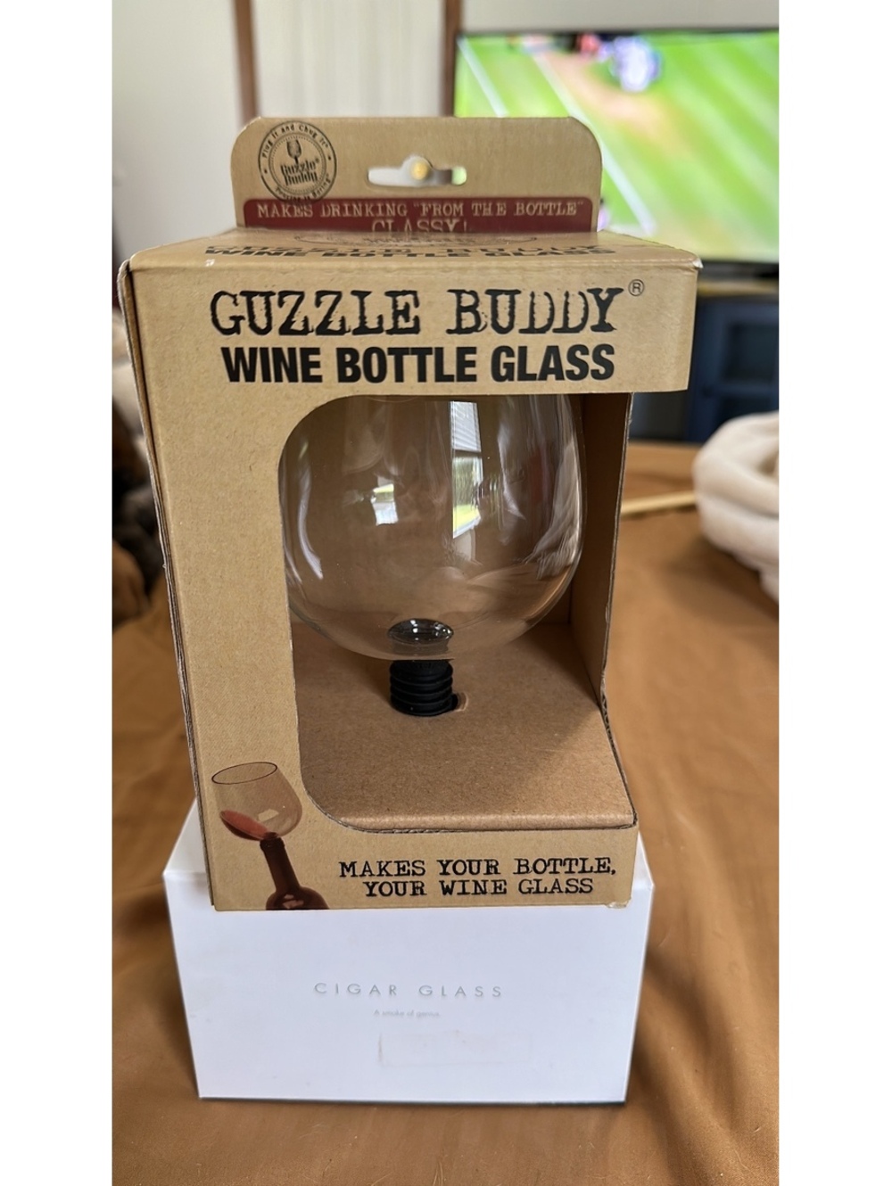 Guzzle Buddy Wine Bottle Glass